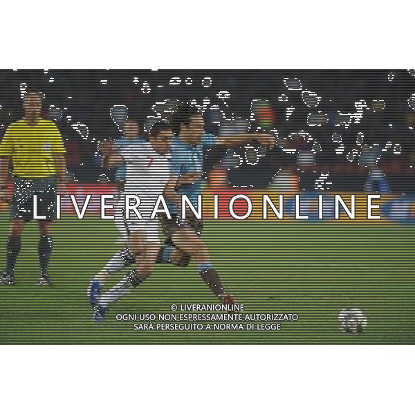 toni luca(italy )ahmed fathi(egypt) , JUNE 18, 2009 - Football : fifa confederation cup south africa 2009 ,Group Stage B, final match between Egypt 1-0 Italy at Ellis park Stadium ,Johannesburg, South Africa Egitto - Italia Confederation Cup Sud Africa 18/06/2009 ©Agenzia Aldo Liverani Sas 