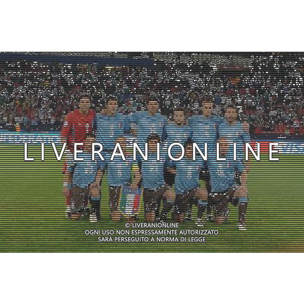 la Formazione dell\'Italia: gianluigi buffon, fabio grosso, vincenzo iaquinta, giuseppe rossi, giorgio chiellini, gianluca zambrotta, fabio quagliarella, fabio cannavaro,andrea pirlo,gennaro gattuso, daniele de rossi(italy ) , JUNE 18, 2009 - Football : fifa confederation cup south africa 2009 ,Group Stage B, final match between Egypt 1-0 Italy at Ellis park Stadium ,Johannesburg, South Africa Egitto - Italia Confederation Cup Sud Africa 18/06/2009 ©Agenzia Aldo Liverani Sas 