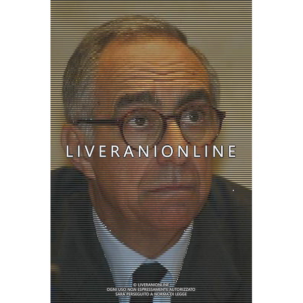 Coverciano (Fi) 28/11/2003 Arbitri in riunione Sorteggio Arbitrale nella foto Carraro Franco, presidente della Federazione Italiana Giuoco Calcio* Ph Gianni Nucci/Agenzia Aldo Liverani