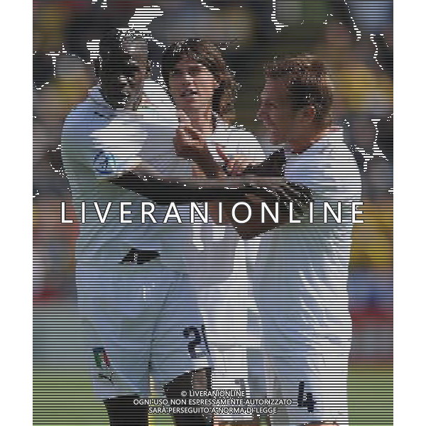 17¡ UEFA European U21 Championship 2007/2009 MD2 GroupA Helsingborg - 19.06.2009 Svezia-Italia Nella Foto: ESULTANZA DOPO IL GOL DI MARIO BALOTELLI /Ph.Vitez-Ag. Aldo Liverani