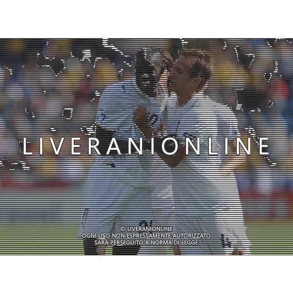 17¡ UEFA European U21 Championship 2007/2009 MD2 GroupA Helsingborg - 19.06.2009 Svezia-Italia Nella Foto: ESULTANZA DOPO IL GOL DI MARIO BALOTELLI /Ph.Vitez-Ag. Aldo Liverani