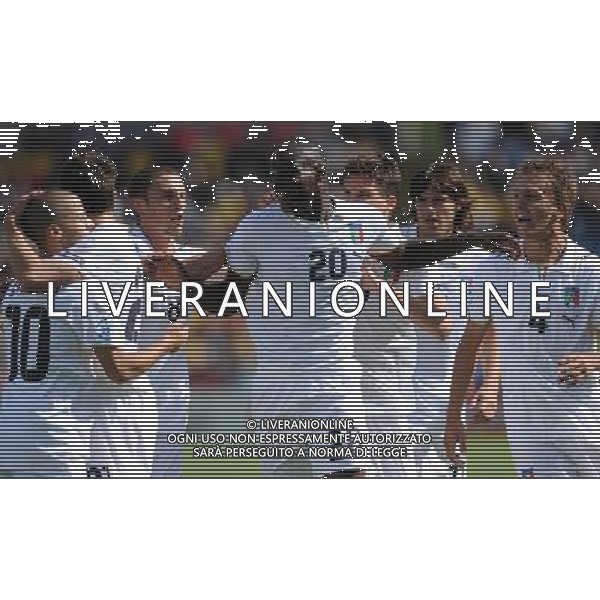 17¡ UEFA European U21 Championship 2007/2009 MD2 GroupA Helsingborg - 19.06.2009 Svezia-Italia Nella Foto: ESULTANZA DOPO IL GOL DI MARIO BALOTELLI /Ph.Vitez-Ag. Aldo Liverani