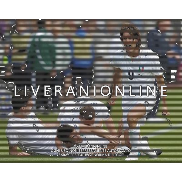 17¡ UEFA European U21 Championship 2007/2009 MD2 GroupA Helsingborg - 19.06.2009 Svezia-Italia Nella Foto: ROBERT ACQUAFRESCA ESULTANZA DOPO IL GOL /Ph.Vitez-Ag. Aldo Liverani