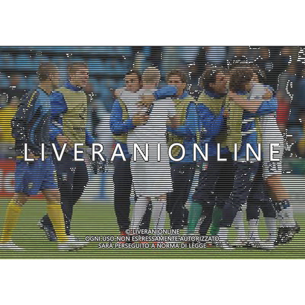 17¡ UEFA European U21 Championship 2007/2009 MD2 GroupA Helsingborg - 19.06.2009 Svezia-Italia Nella Foto:ESULTANZA FINALE ITALIA /Ph.Vitez-Ag. Aldo Liverani