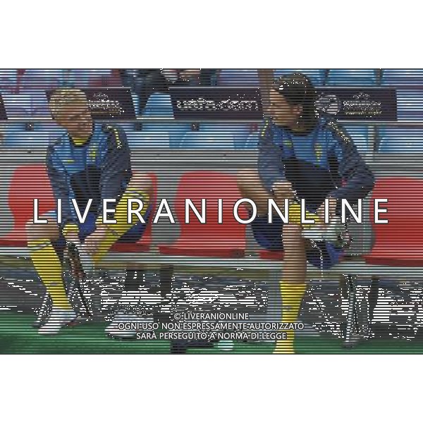 17¡ UEFA European U21 Championship 2007/2009 MD2 GroupA Helsingborg - 19.06.2009 Svezia-Italia Nella Foto:CAMBIO SCARPE CALCIO /Ph.Vitez-Ag. Aldo Liverani