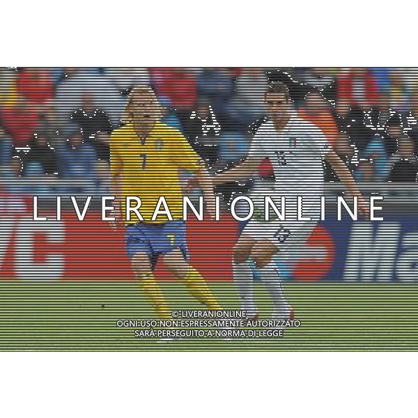 17¡ UEFA European U21 Championship 2007/2009 MD2 GroupA Helsingborg - 19.06.2009 Svezia-Italia Nella Foto:TOIVONEN OLA-RANOCCHIA ANDREA /Ph.Vitez-Ag. Aldo Liverani