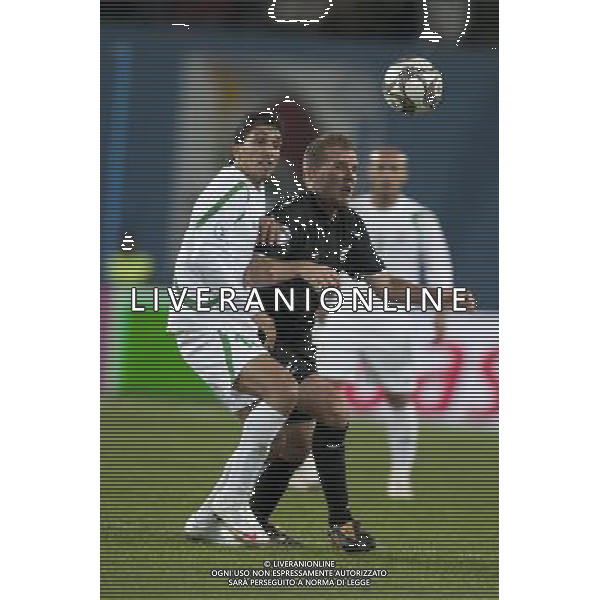 JUNE 20, 2009 - Football : fifa confederation cup south africa 2009 ,Group Stage A, final match between Iraq 0-0 New zeland at Ellis park Stadium ,Johannesburg, South Africa NELLA FOTO brockie jeremy (new zeland )karrar jasim(iraq) AG ALDO LIVERANI 