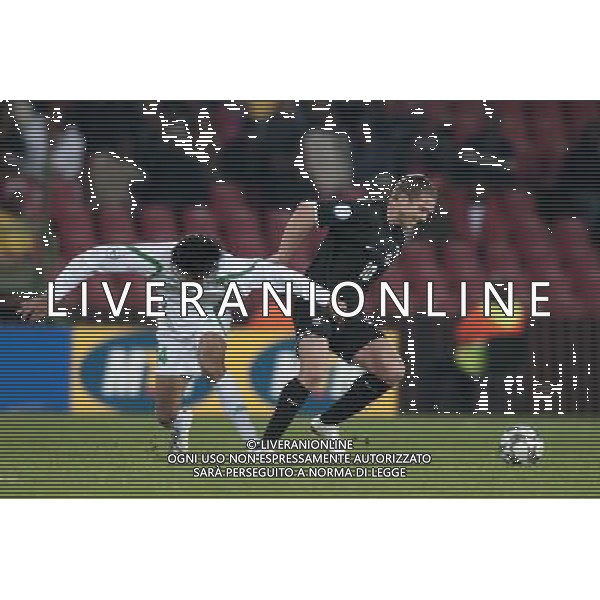 JUNE 20, 2009 - Football : fifa confederation cup south africa 2009 ,Group Stage A, final match between Iraq 0-0 New zeland at Ellis park Stadium ,Johannesburg, South Africa NELLA FOTO killen chris (new zeland )salam shaker(iraq) AG ALDO LIVERANI 