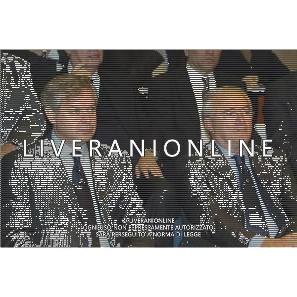 Coverciano (Fi) 28/11/2003 Arbitri in riunione Sorteggio Arbitrale nella foto Pierluigi Pairetto e Paolo Bergamo* Ph Gianni Nucci/Agenzia Aldo Liverani