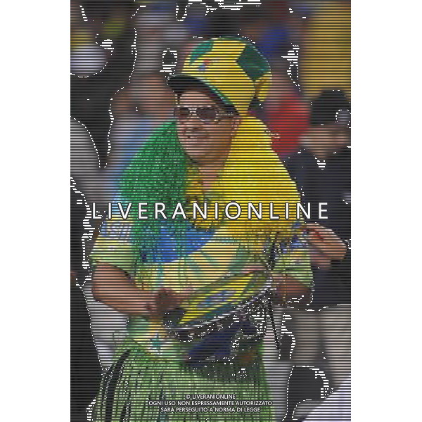 JUNE 21, 2009 - Football : fifa confederation cup south africa 2009 ,Group Stage B, final match between Italy 0-3 Brazil at Loftus Versfeld Stadium ,Pretoria, South Africa. NELLA FOTO TIFOSI BRASILE AG ALDO LIVERANI 