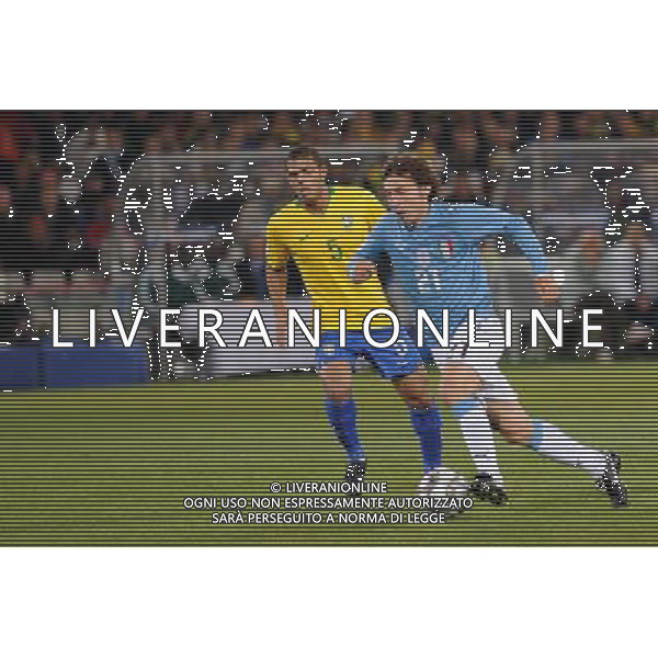 JUNE 21, 2009 - Football : fifa confederation cup south africa 2009 ,Group Stage B, final match between Italy 0-3 Brazil at Loftus Versfeld Stadium ,Pretoria, South Africa. NELLA FOTO ANDREA PIRLO (italy ) AG ALDO LIVERANI 