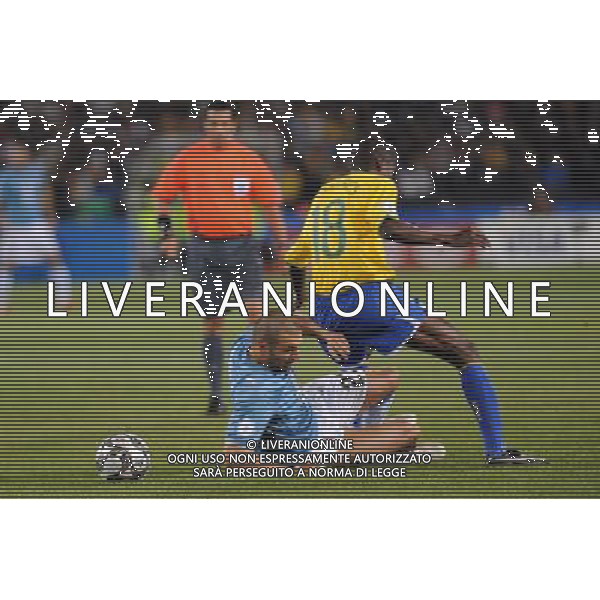 JUNE 21, 2009 - Football : fifa confederation cup south africa 2009 ,Group Stage B, final match between Italy 0-3 Brazil at Loftus Versfeld Stadium ,Pretoria, South Africa. NELLA FOTO dossena andrea (italy ) AG ALDO LIVERANI 