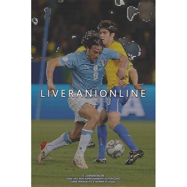 JUNE 21, 2009 - Football : fifa confederation cup south africa 2009 ,Group Stage B, final match between Italy 0-3 Brazil at Loftus Versfeld Stadium ,Pretoria, South Africa. NELLA FOTO toni luca (italy ) AG ALDO LIVERANI 