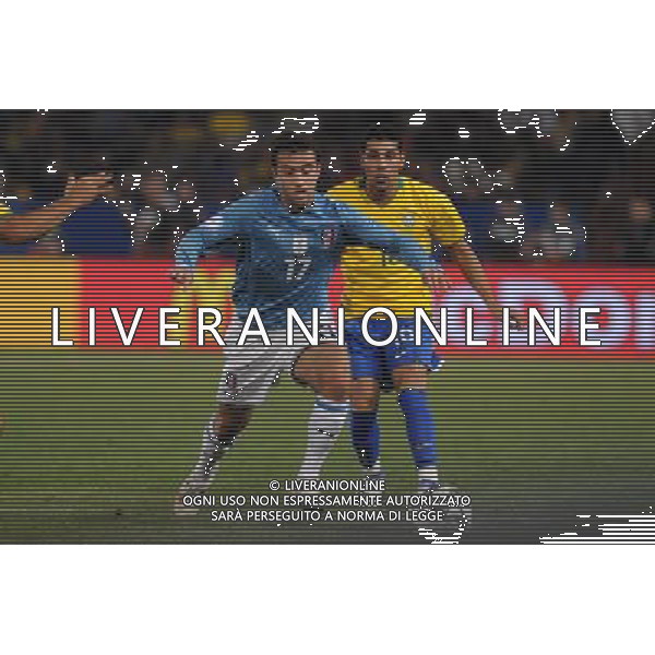 JUNE 21, 2009 - Football : fifa confederation cup south africa 2009 ,Group Stage B, final match between Italy 0-3 Brazil at Loftus Versfeld Stadium ,Pretoria, South Africa. NELLA FOTO rossi giuseppe(italy ) AG ALDO LIVERANI 