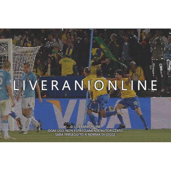 JUNE 21, 2009 - Football : fifa confederation cup south africa 2009 ,Group Stage B, final match between Italy 0-3 Brazil at Loftus Versfeld Stadium ,Pretoria, South Africa. NELLA FOTO luis fabiano joy goal 0-1(brazil ) AG ALDO LIVERANI 
