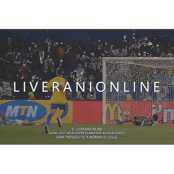 JUNE 21, 2009 - Football : fifa confederation cup south africa 2009 ,Group Stage B, final match between Italy 0-3 Brazil at Loftus Versfeld Stadium ,Pretoria, South Africa. NELLA FOTO AUTOGOL DOSSENA AG ALDO LIVERANI 