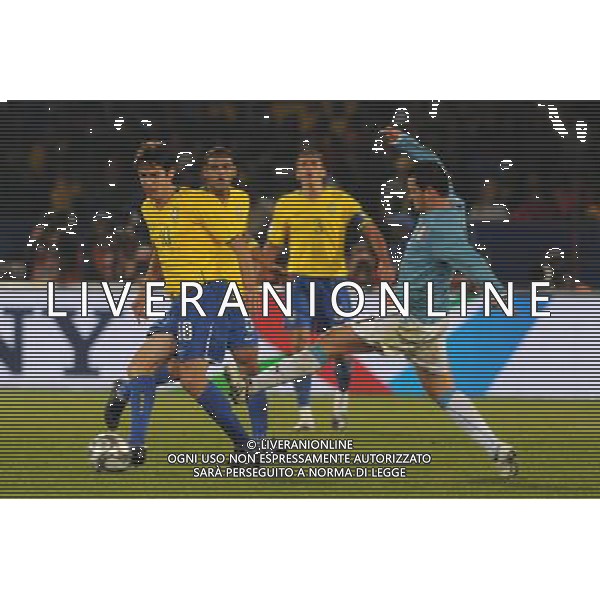 JUNE 21, 2009 - Football : fifa confederation cup south africa 2009 ,Group Stage B, final match between Italy 0-3 Brazil at Loftus Versfeld Stadium ,Pretoria, South Africa. NELLA FOTO kaka ricardo( brazil) AG ALDO LIVERANI 