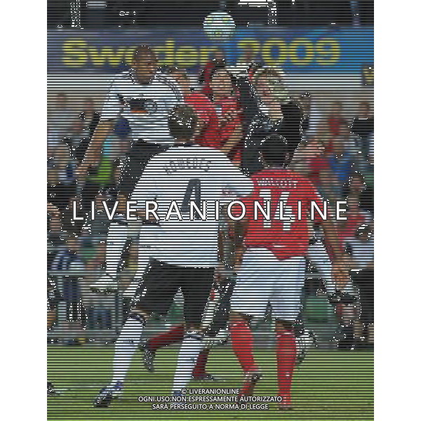 17¡ UEFA European U21 Championship 2007/2009 MD3 Group B Halmstad - 22.06.2009 Germania-Inghilterra Nella Foto:MISCHIA IN AREA GERMANIA /Ph.Vitez-Ag. Aldo Liverani