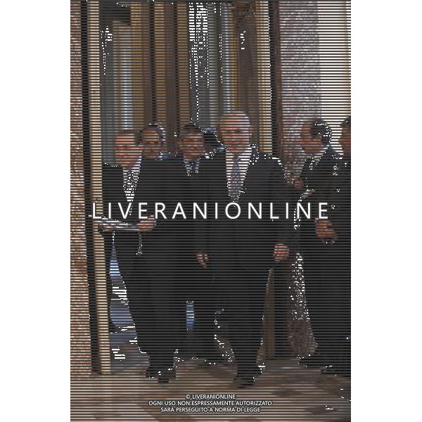 ROMA, 23 GIUGNO 2009 INCONTRO A PALAZZO CHIGI TRA IL PRIMO MINISTRO ISRAELIANO B. NETANJAHU E S. BERLUSCONI NELLA FOTO: SILVIO BERLUSCONI - BENJAMIN NETANYAHU ©Agenzia Aldo Liverani Sas