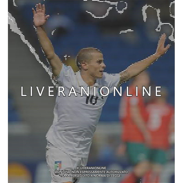 17o UEFA European U21 Championship 2007/2009 MD3 GroupA Helsingborg - 23.06.2009 Bielorussia-Italia Nella Foto:L\'ESULTANZA DI SEBASTIAN GIOVINCO DOPO IL GOL DI ACQUAFRESCA ROBERT /Ph.Vitez-Ag. Aldo Liverani