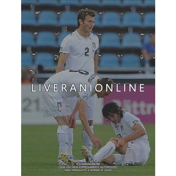 17¡ UEFA European U21 Championship 2007/2009 MD3 GroupA Helsingborg - 23.06.2009 Bielorussia-Italia Nella Foto:DE CEGLIE PAOLO INFORTUNIO /Ph.Vitez-Ag. Aldo Liverani