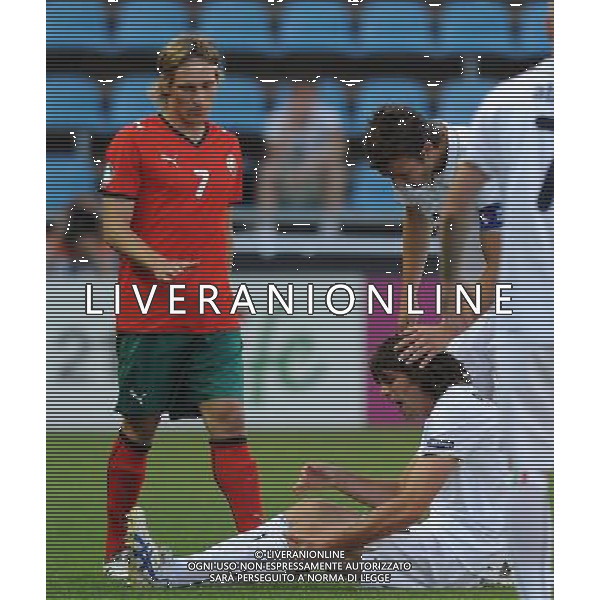 17¡ UEFA European U21 Championship 2007/2009 MD3 GroupA Helsingborg - 23.06.2009 Bielorussia-Italia Nella Foto:DE CEGLIE PAOLO INFORTUNIO /Ph.Vitez-Ag. Aldo Liverani