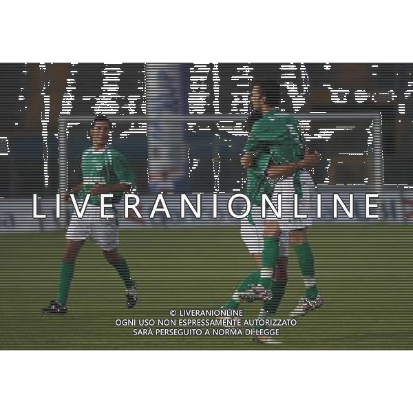 BRESCIA 24/06/2009 CALCIO WORLD CUP 2009 PADANIA-KURDISTAN NELLA FOTO l\' esultanza di ferrari goal 1-0 PH AG.ALDO LIVERANI SAS