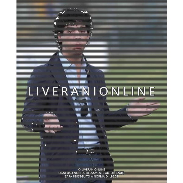 BRESCIA 24/06/2009 CALCIO WORLD CUP 2009 PADANIA-KURDISTAN NELLA FOTO renzo bossi il figlio di umberto PH AG.ALDO LIVERANI SAS