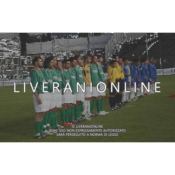 BRESCIA 24/06/2009 CALCIO WORLD CUP 2009 PADANIA-KURDISTAN NELLA FOTO durante inno padano PH AG.ALDO LIVERANI SAS