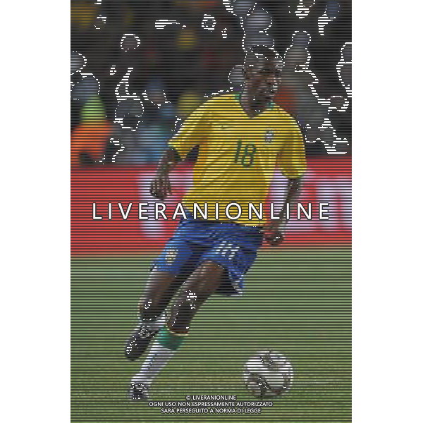 25/06/2009 CALCIO: fifa confederation cup south africa 2009 Ellis park Stadium ,Johannesburg, South Africa BRASILE SUD AFRICA nella foto ramires ph.ag.aldo liverani sas