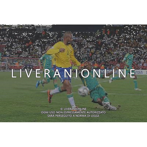 25/06/2009 CALCIO: fifa confederation cup south africa 2009 Ellis park Stadium ,Johannesburg, South Africa BRASILE SUD AFRICA nella foto maicon douglas (brazil )masilela tsepo(south africa) ph.ag.aldo liverani sas