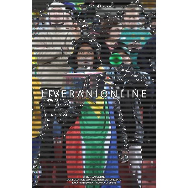 25/06/2009 CALCIO: fifa confederation cup south africa 2009 Ellis park Stadium ,Johannesburg, South Africa BRASILE SUD AFRICA nella foto tifosi del sud africa ph.ag.aldo liverani sas