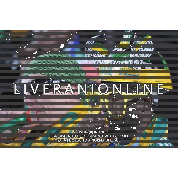 25/06/2009 CALCIO: fifa confederation cup south africa 2009 Ellis park Stadium ,Johannesburg, South Africa BRASILE SUD AFRICA nella foto tifosi ph.ag.aldo liverani sas