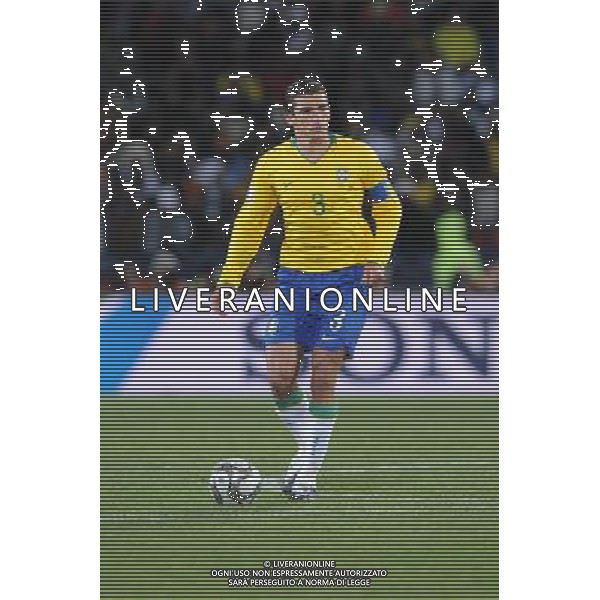 25/06/2009 CALCIO: fifa confederation cup south africa 2009 Ellis park Stadium ,Johannesburg, South Africa BRASILE SUD AFRICA nella foto Lucio ph.ag.aldo liverani sas