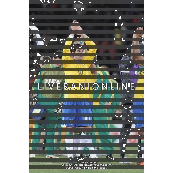 25/06/2009 CALCIO: fifa confederation cup south africa 2009 Ellis park Stadium ,Johannesburg, South Africa BRASILE SUD AFRICA nella foto kaka ricardo ph.ag.aldo liverani sas