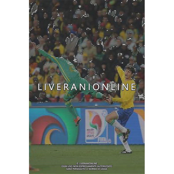 25/06/2009 CALCIO: fifa confederation cup south africa 2009 Ellis park Stadium ,Johannesburg, South Africa BRASILE SUD AFRICA nella foto kaka ricardo ph.ag.aldo liverani sas