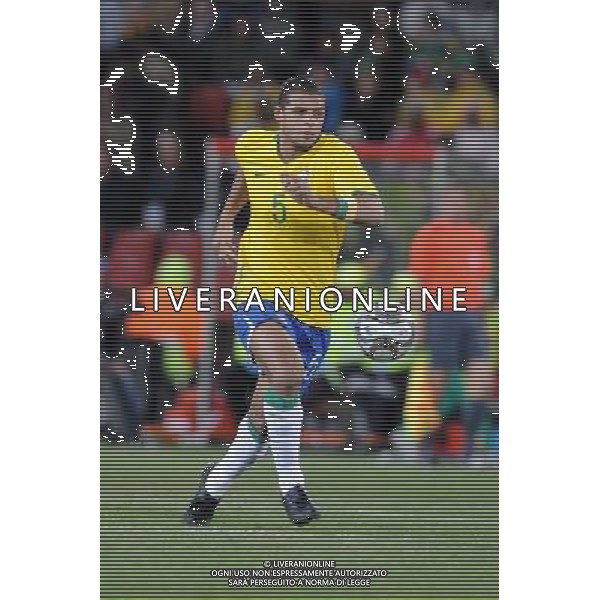 25/06/2009 CALCIO: fifa confederation cup south africa 2009 Ellis park Stadium ,Johannesburg, South Africa BRASILE SUD AFRICA nella foto felipe melo ph.ag.aldo liverani sas