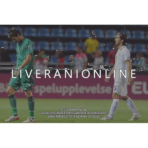 17¡ UEFA European U21 Championship 2007/2009 Semifinale Helsingborg - 26.06.2009 Italia-Germania Nella Foto:DELUSIONE CONSIGLI E MOROSINI A FINE PARTITA /Ph.Vitez-Ag. Aldo Liverani