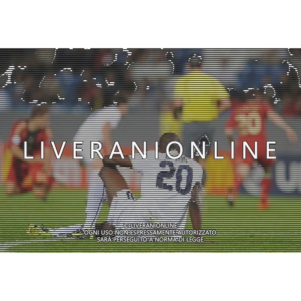 17¡ UEFA European U21 Championship 2007/2009 Semifinale Helsingborg - 26.06.2009 Italia-Germania Nella Foto:BALOTELLI A TERRA /Ph.Vitez-Ag. Aldo Liverani