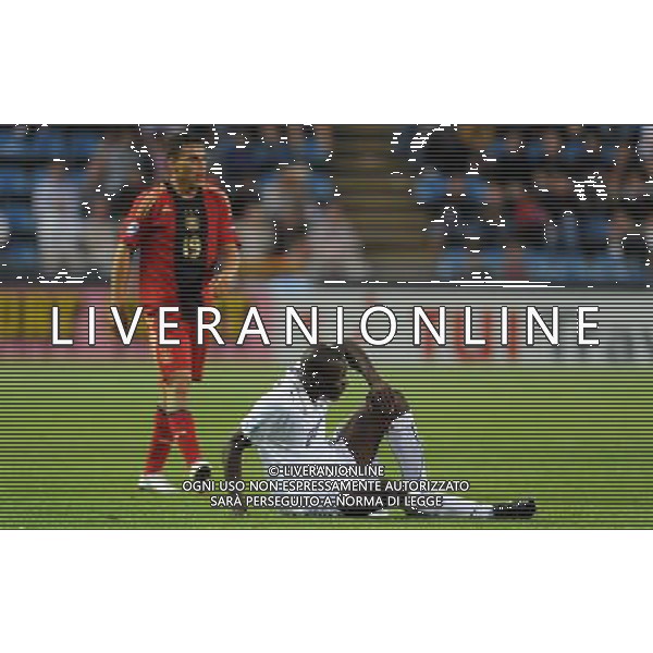 17¡ UEFA European U21 Championship 2007/2009 Semifinale Helsingborg - 26.06.2009 Italia-Germania Nella Foto:BALOTELLI A TERRA /Ph.Vitez-Ag. Aldo Liverani