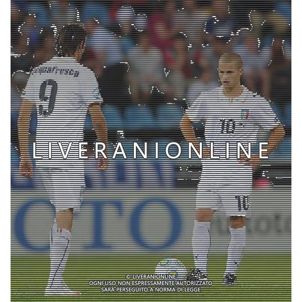 17¡ UEFA European U21 Championship 2007/2009 Semifinale Helsingborg - 26.06.2009 Italia-Germania Nella Foto:GIOVINCO SEBASTIAN-ACQUAFRESCA ROBERT /Ph.Vitez-Ag. Aldo Liverani