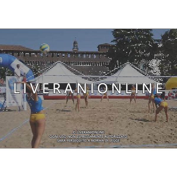 MILANO 28/6/2009 PIAZZA DEL CANNONE PARCO SEMPIONE BEACH VOLLEY CHIQUITA TOUR FOTO ROMANO/AG ALDO LIVERANI