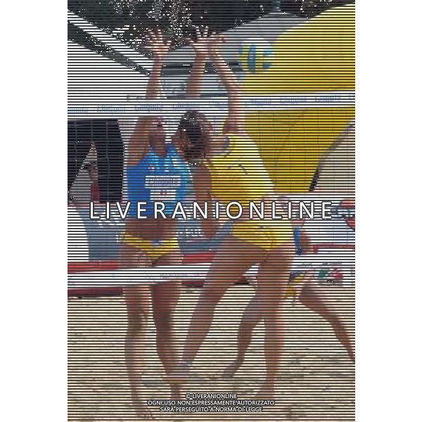 MILANO 28/6/2009 PIAZZA DEL CANNONE PARCO SEMPIONE BEACH VOLLEY CHIQUITA TOUR FOTO ROMANO/AG ALDO LIVERANI