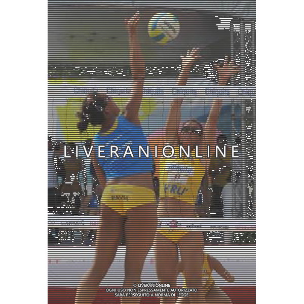 MILANO 28/6/2009 PIAZZA DEL CANNONE PARCO SEMPIONE BEACH VOLLEY CHIQUITA TOUR FOTO ROMANO/AG ALDO LIVERANI