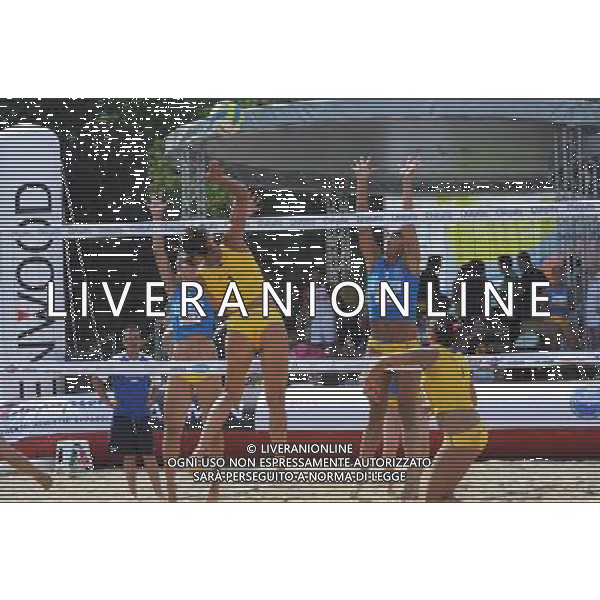 MILANO 28/6/2009 PIAZZA DEL CANNONE PARCO SEMPIONE BEACH VOLLEY CHIQUITA TOUR FOTO ROMANO/AG ALDO LIVERANI