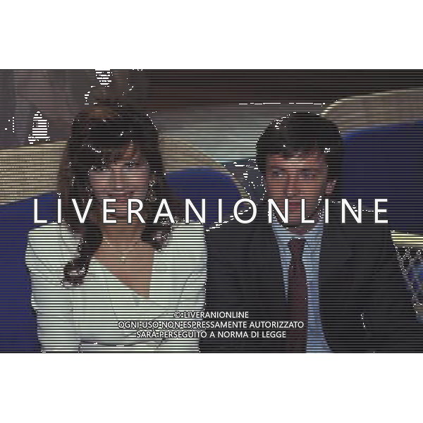 TRASMISSIONE TELEVISIVA\'LA SAI L\'ULTIMA\' NELLA FOTO PAMELA PRATI-GIORGIO GORI AG ALDO LIVERANI