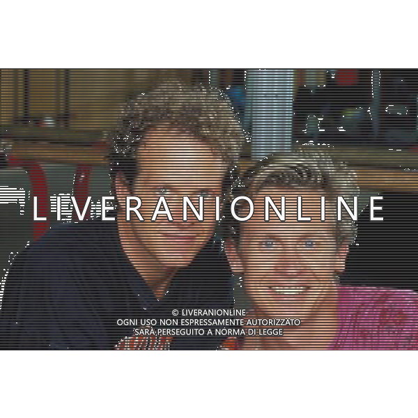 TRASMISSIONE TELEVISIVA\'LA SAI L\'ULTIMA\' NELLA FOTO BRIAN-GARRISON AG ALDO LIVERANI