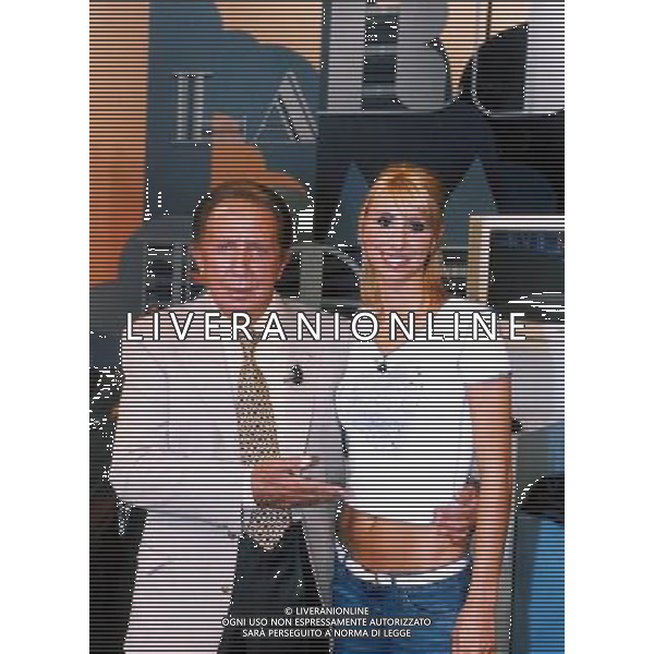 TRASMISSIONE TELEVISIVA\'LA RUOTA DELLA FORTUNA\' NELLA FOTO MIKE BONGIORNO-NANCY COMELLI AG ALDO LIVERANI