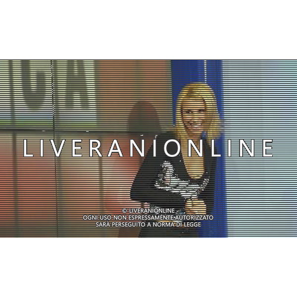 TRASMISSIONE TELEVISIVA\'LA RUOTA DELLA FORTUNA\' NELLA FOTO NANCY COMELLI AG ALDO LIVERANI
