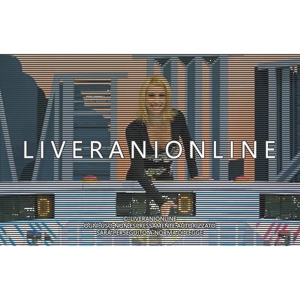 TRASMISSIONE TELEVISIVA\'LA RUOTA DELLA FORTUNA\' NELLA FOTO NANCY COMELLI AG ALDO LIVERANI
